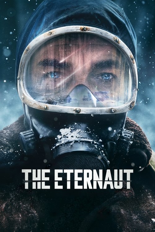 The poster features a man in a space helmet against a starry backdrop, evoking a sense of mystery and adventure. The dark, moody lighting and cosmic colors create an atmospheric mood that hints at the thrilling journey within the show.