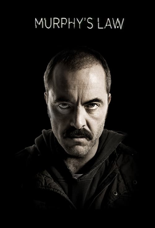 The poster features a somber, shadowy portrait of a man with a mustache, conveying a sense of mystery and foreboding. The dark, muted tones and stark lighting create an eerie atmosphere, hinting at the supernatural or thriller genre of the show.