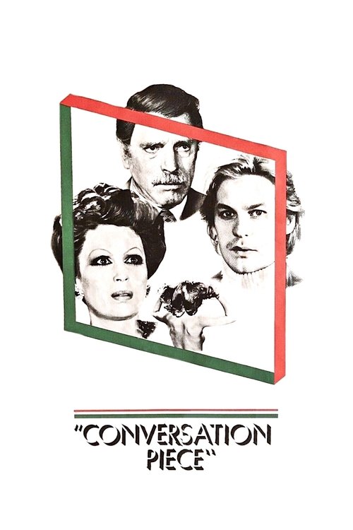 The poster features a stylized, tilted frame with three black-and-white portraits of actors, evoking a dramatic and mysterious atmosphere. The bold red and green borders add a striking visual contrast, while the tagline at the bottom hints at a story of interpersonal connection.