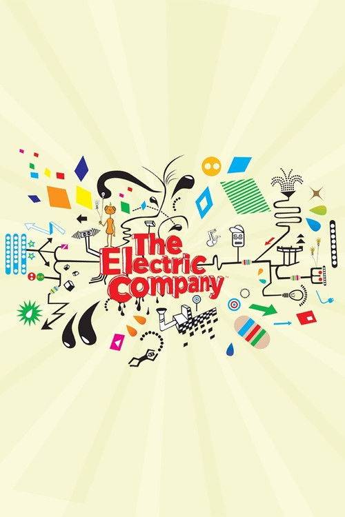 This vibrant poster features a lively scene of diverse people working together in a colorful, sunburst background. The electric company logo stands out prominently, surrounded by symbols of innovation and creativity. The cheerful and energetic atmosphere suggests a dynamic and engaging story abou...