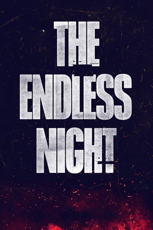 The poster features bold, distressed white text against a dark, starry background, evoking a sense of mystery and danger. The red glow at the bottom hints at an ominous atmosphere, suggesting a supernatural or thriller genre.