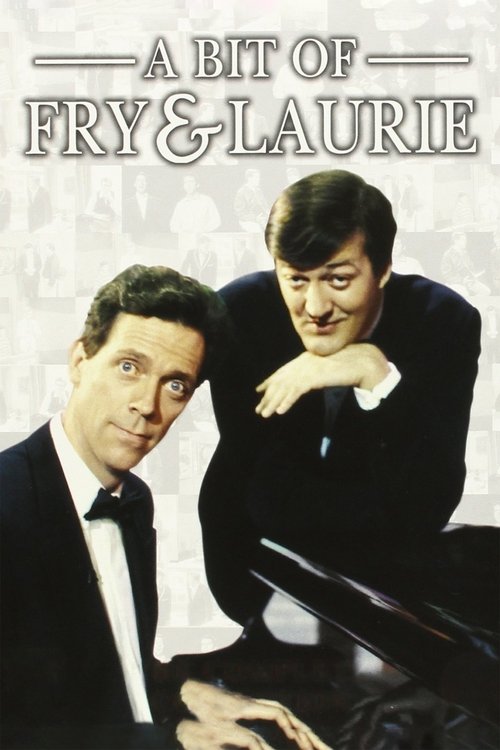This TV show poster features two men in formal black suits posing against a light, textured background. The mood is warm and nostalgic, evoking a classic television era. The poster highlights the iconic duo's presence with their distinctive hairstyles and attire, capturing the essence of their le...