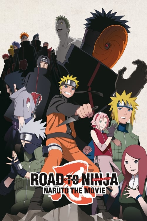 This vibrant anime poster showcases a dynamic scene of the iconic Naruto characters, with Naruto in his orange outfit leading the group. The background features a mix of dark and light tones, creating a dramatic atmosphere. The characters are depicted in various poses, emphasizing their action an...