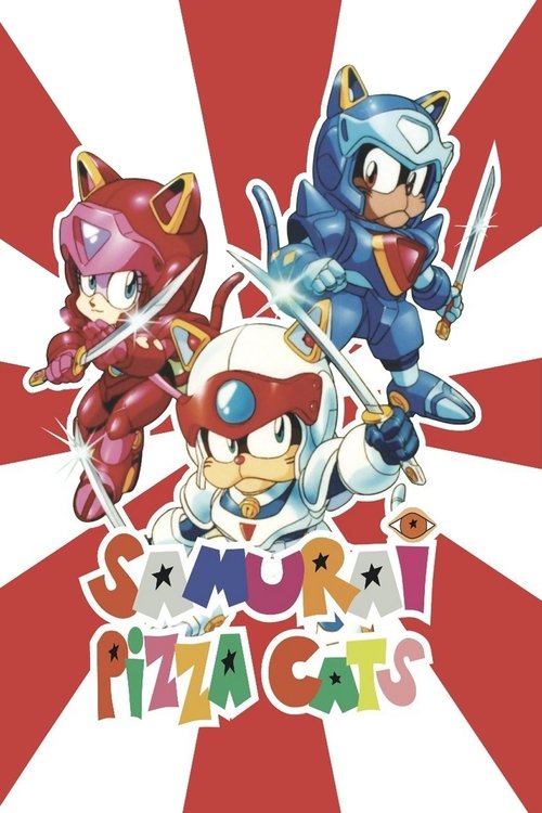 The poster features four colorful characters in dynamic poses against a bold red and white starburst background. Sonic the Hedgehog stands prominently on the right, while the other characters add variety to the composition. The playful, energetic mood suggests fun and adventure, making it an appe...