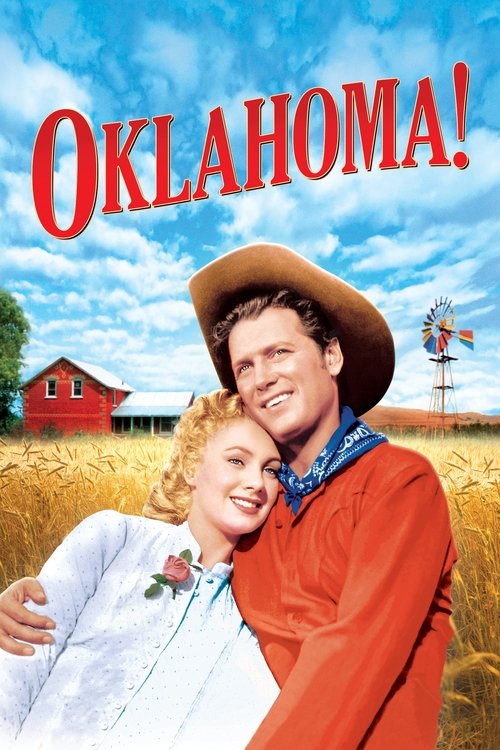 The poster features a cowboy and a young girl in a golden wheat field, with a red barn and blue sky in the background. The warm colors evoke a nostalgic, heartwarming mood, capturing the essence of a classic Western adventure.